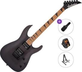 Elektrikitarr Jackson JS Series Dinky Arch Top JS24 DKAM Caramelized MN Basic SET Black Satin Elektrikitarr