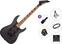 Chitarra Elettrica Jackson JS Series Dinky Arch Top JS24 DKAM Caramelized MN Premium SET Black Satin Chitarra Elettrica