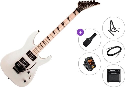 Chitarra Elettrica Jackson JS32 DKA-M Dinky Premium SET Snow White Chitarra Elettrica - 1