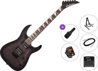 Električna kitara Jackson JS Series Dinky Arch Top JS32Q DKA HT AH Premium SET Transparent Black Burst Električna kitara