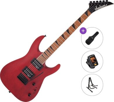 Elektrikitarr Jackson JS Series Dinky Arch Top JS24 DKAM Caramelized MN Basic SET Red Stain Elektrikitarr - 1