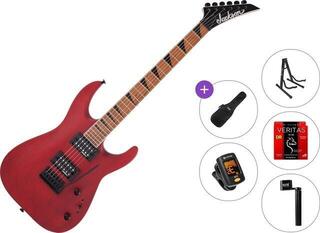 Elektrikitarr Jackson JS Series Dinky Arch Top JS24 DKAM Caramelized MN Standard SET Red Stain Elektrikitarr