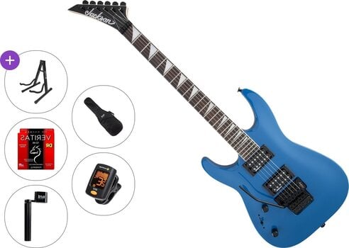 Chitarra Elettrica Jackson JS32L Dinky DKA AH Standard SET Bright Blue Chitarra Elettrica - 1