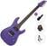 Elektrikitarr Schecter C-6 Deluxe Basic SET Satin Purple Elektrikitarr