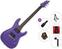 Elektrikitarr Schecter C-6 Deluxe Standard SET Satin Purple Elektrikitarr