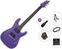 Elektrikitarr Schecter C-6 Deluxe Premium SET Satin Purple Elektrikitarr