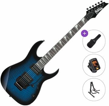 Elektrikitarr Ibanez GRG320FA-TBS Basic SET Transparent Blue Sunburst Elektrikitarr - 1