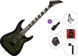 Elektrikitarr Jackson JS Series Dinky Arch Top JS32Q DKA HT AH Standard SET Transparent Green Burst Elektrikitarr