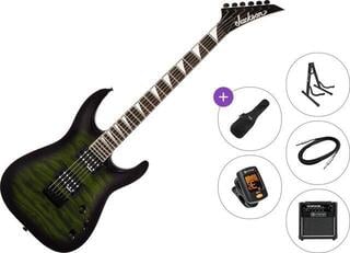 Elektrikitarr Jackson JS Series Dinky Arch Top JS32Q DKA HT AH Premium SET Transparent Green Burst Elektrikitarr