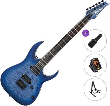 Elektrisk guitar Ibanez RGA42FM-BLF Basic SET Blue Lagoon Burst Flat Elektrisk guitar - 1