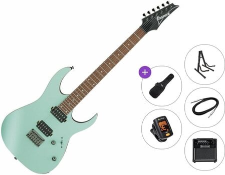 Elektrikitarr Ibanez RG421S-SEM Premium SET Sea Shore Matte Elektrikitarr - 1