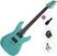 Elektrikitarr Schecter C-6 Deluxe Basic SET Satin Aqua Elektrikitarr