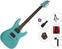 Elektrikitarr Schecter C-6 Deluxe Standard SET Satin Aqua Elektrikitarr