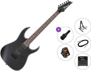 Elektrická kytara Ibanez RG421EX-BKF Premium SET Black Flat Elektrická kytara