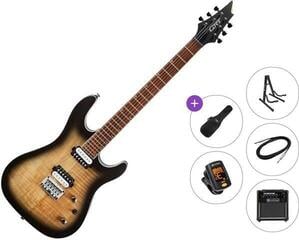 Elektrikitarr Cort KX300 Premium SET Open Pore Raw Burst Elektrikitarr