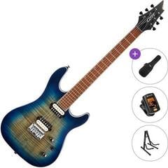Elektromos gitár Cort KX300 Basic SET Open Pore Cobalt Burst Elektromos gitár