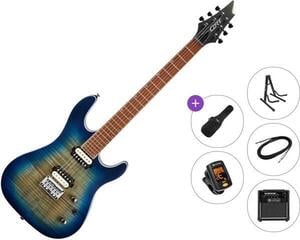 Elektromos gitár Cort KX300 Premium SET Open Pore Cobalt Burst Elektromos gitár