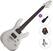 Elektromos gitár Schecter C-6 Deluxe Basic SET Satin White Elektromos gitár