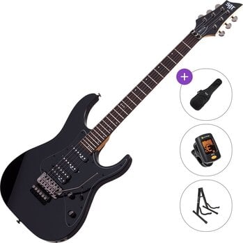 Elektrická gitara Schecter BANSHEE-6 FR SGR Basic SET Gloss Black Elektrická gitara - 1