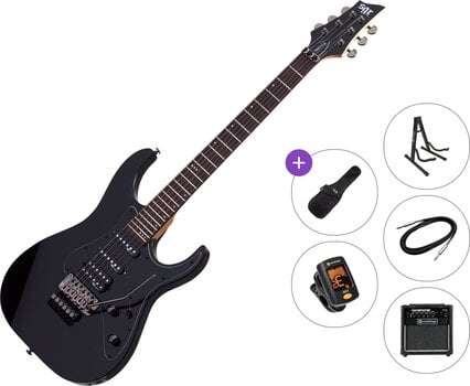 Elektrická gitara Schecter BANSHEE-6 FR SGR Premium SET Gloss Black Elektrická gitara - 1