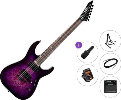 Električna gitara ESP LTD M-200DX Premium SET Purple Burst Električna gitara - 1