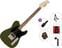 Guitarra electrica Fender Squier Sonic Esquire H LRL Standard SET Olive Guitarra electrica