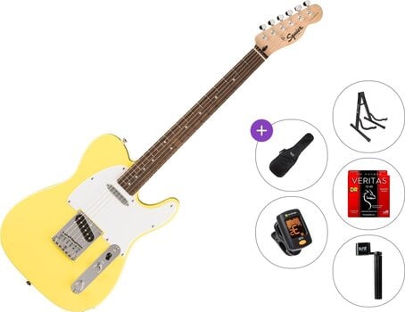 Chitarra Elettrica Fender Squier Sonic Telecaster LRL Standard SET Canary Yellow Chitarra Elettrica - 1