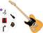 Elektrisk guitar Fender Squier Affinity Series Telecaster LH MN BPG Standard SET Butterscotch Blonde Elektrisk guitar