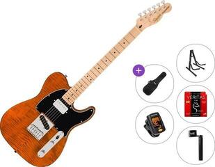 Chitarra Elettrica Fender Squier Affinity Series Telecaster FMT SH MN Standard SET Mocha Chitarra Elettrica