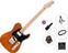 Guitarra electrica Fender Squier Affinity Series Telecaster FMT SH MN Premium SET Mocha Guitarra electrica