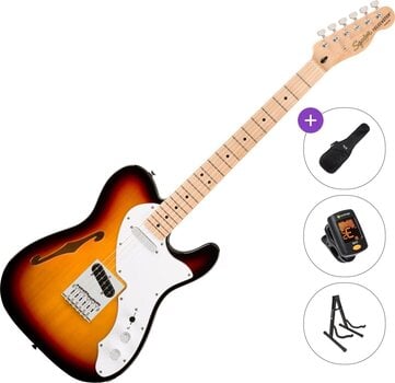 Chitarra Elettrica Fender Squier Affinity Series Telecaster Thinline MN Basic SET 3-Color Sunburst Chitarra Elettrica - 1