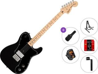 Chitarra Elettrica Fender Squier Paranormal Esquire Deluxe Standard SET Metallic Black Chitarra Elettrica