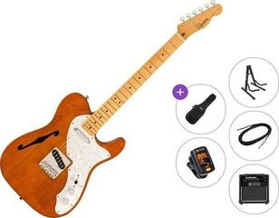 Chitarra Elettrica Fender Squier Classic Vibe 60s Telecaster Thinline Premium SET Natural Chitarra Elettrica