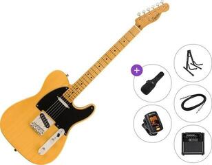 Elektrická kytara Fender Squier Classic Vibe 50s Telecaster MN Premium SET Butterscotch Blonde Elektrická kytara