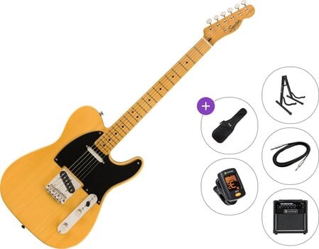 Elektrische gitaar Fender Squier Classic Vibe 50s Telecaster MN Premium SET Butterscotch Blonde Elektrische gitaar - 1