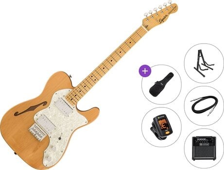 Chitarra Elettrica Fender Squier Classic Vibe '70s Telecaster Thinline Premium SET Natural Chitarra Elettrica - 1