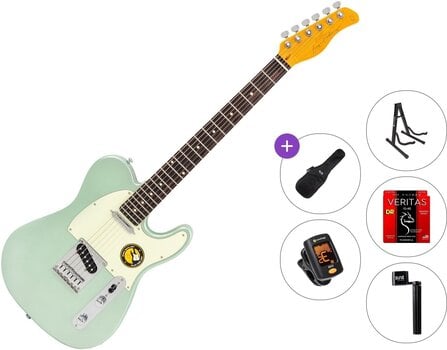Guitarra electrica Sire Larry Carlton T3 New Gen Standard SET Surf Green Metallic Guitarra electrica - 1