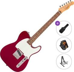 Elektrisk gitar Fender Squier Classic Vibe Custom Esquire LRL Basic SET Candy Apple Red Elektrisk gitar