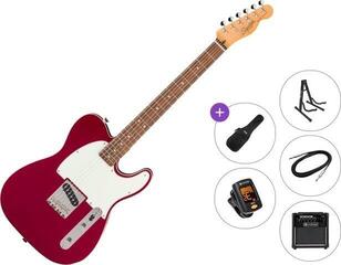 Elektrisk gitar Fender Squier Classic Vibe Custom Esquire LRL Premium SET Candy Apple Red Elektrisk gitar
