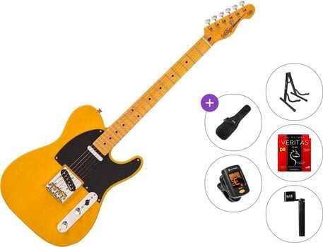 Guitarra electrica Vintage V52BS Standard SET Butterscotch Guitarra electrica - 1