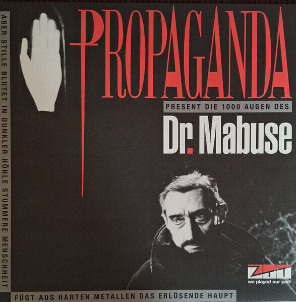 LP deska Propaganda - Die 1000 Augen Des Dr. Mabuse / The 1000 Eyes Of Dr. Mabuse - Part One (140 g) (Limited Edition) (LP)