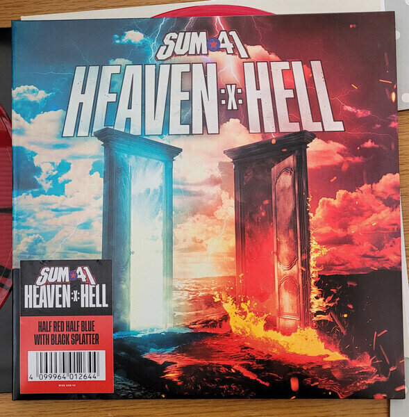 LP deska Sum 41 - Heaven :x: Hell (Half Red Half Blue With Black Splatter Coloured) (2 LP)