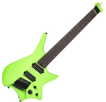 Guitarra sem cabeçalho HILS Guitars HZ7 NEXT Neon Green Guitarra sem cabeçalho (Como novo) - 1