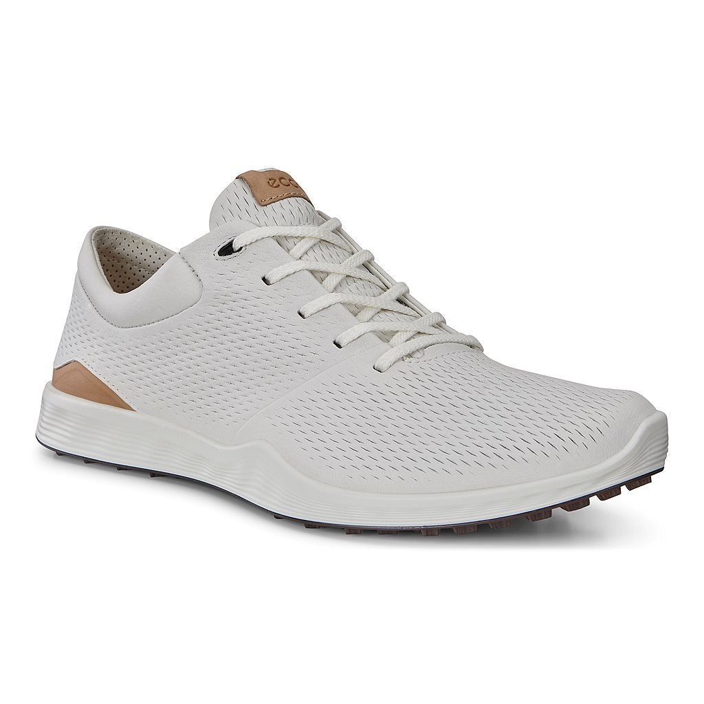 Men's golf shoes Ecco S-Lite Mens Golf Shoes White/Racer 43