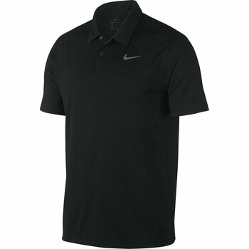 Polo Nike Dry Essential Solid Black/Cool Grey M - 1