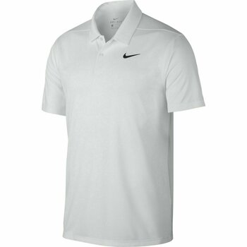 Koszulka Polo Nike Dry Essential Solid Biała-Czarny M - 1