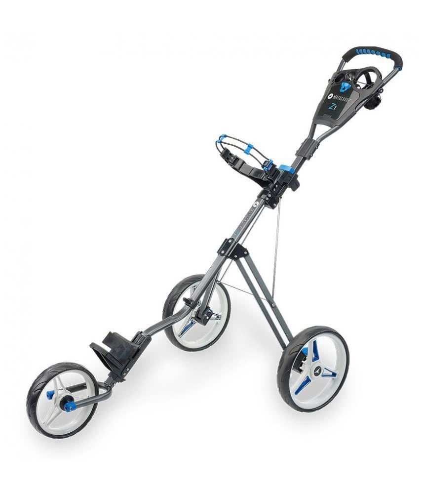 Chariot de golf manuel Motocaddy Z1 Blue Golf Trolley