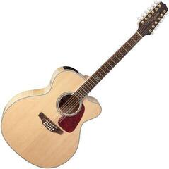12-strunová elektroakustická gitara Takamine GJ72CE-12 Natural 12-strunová elektroakustická gitara (Ako nové)