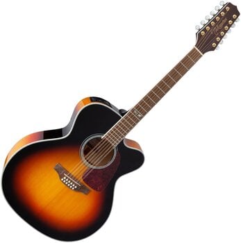 12-saitige Elektro-Akustikgitarre Takamine GJ72CE-12 Brown Sunburst 12-saitige Elektro-Akustikgitarre - 1