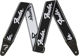 Ζώνη Κιθάρας Fender Weighless Strap Ζώνη Κιθάρας Running Logo Black and White